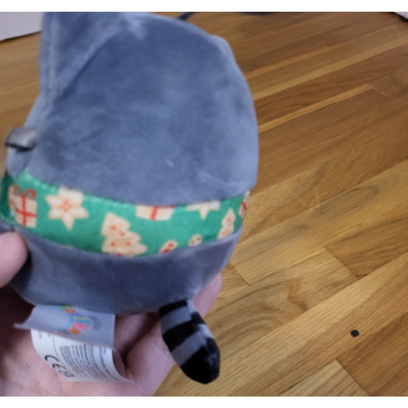 Squishmallows Rocky Raccoon Christmas Ornament 2021 Holiday Squad NWT 3.5” - Picture 9 of 14